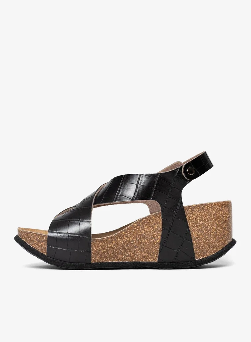 BAYTON Jerez Strappy Mid Heel Wedges