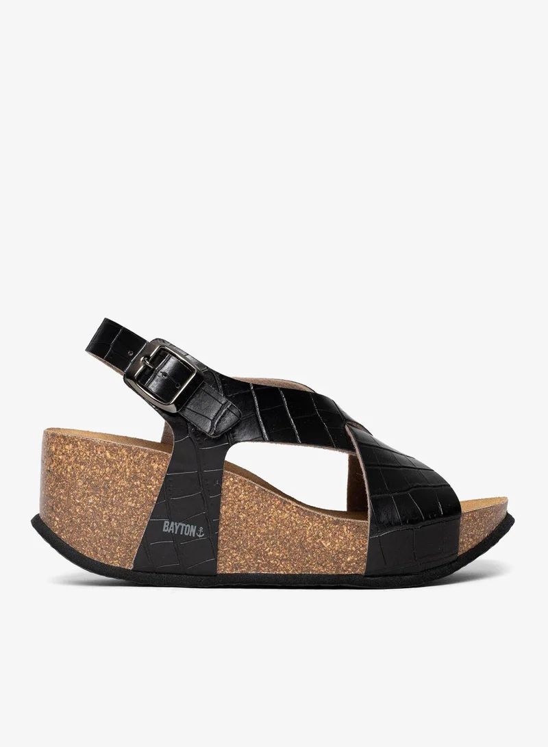 BAYTON Jerez Strappy Mid Heel Wedges