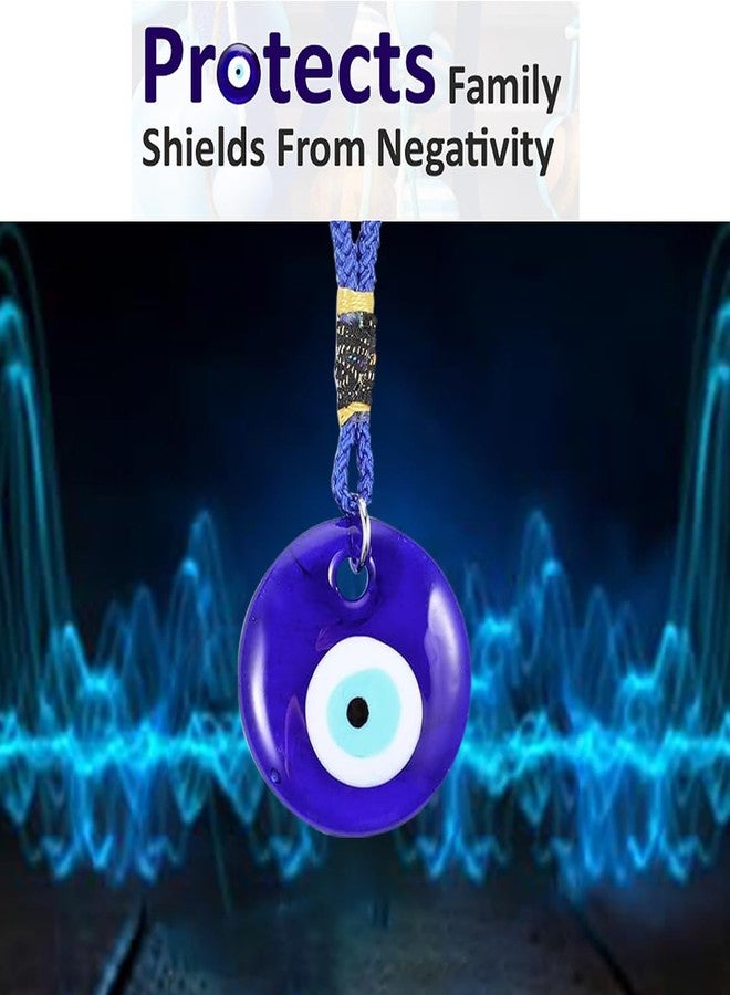 PACKNBUY Evil Eye Hanging for Home Office Entrance Main Door Nazar Battu Protection Good Luck Prosperity Sturdy Blue String Turkish Evil Eye Vastu Feng Shui Car Charm - Image 3