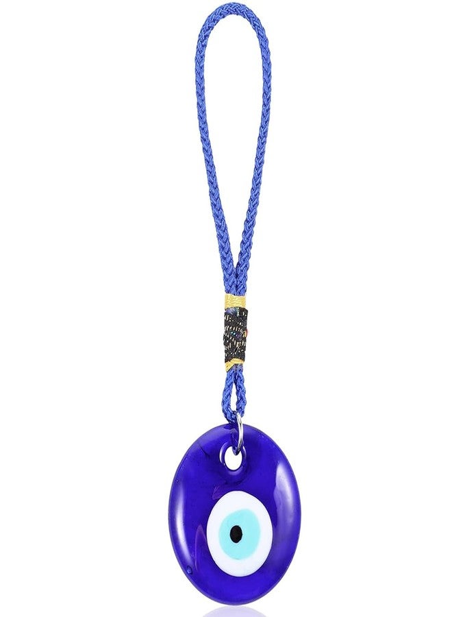 PACKNBUY Evil Eye Hanging for Home Office Entrance Main Door Nazar Battu Protection Good Luck Prosperity Sturdy Blue String Turkish Evil Eye Vastu Feng Shui Car Charm - Image 1