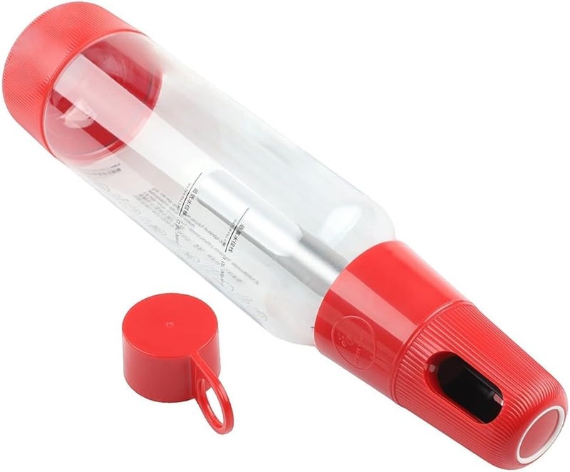 Portable Soda Maker Accessory 1000ml Compact Dual Lid For Fizzy Juices Red - Image 1