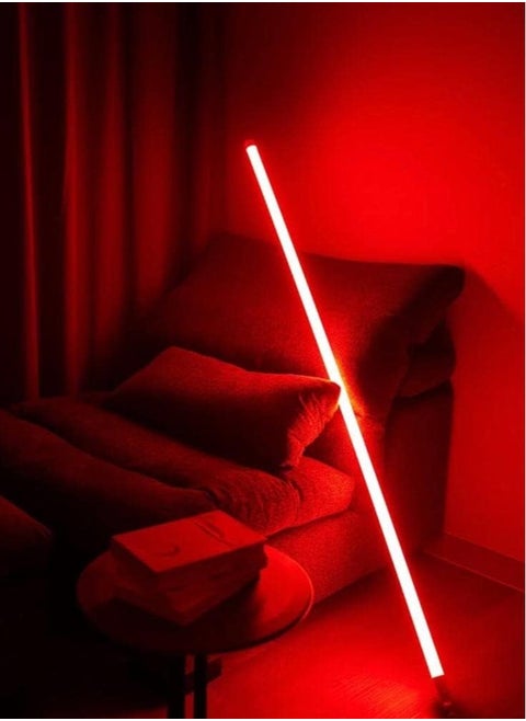 Long LED Lamp Decorative Bedroom Beautiful and Quiet Feel Comfortable for Wall and Floor 120cm Direct Work from the Plug in Unbreakable Reinforced Plastic Comes with Plug in Electricity