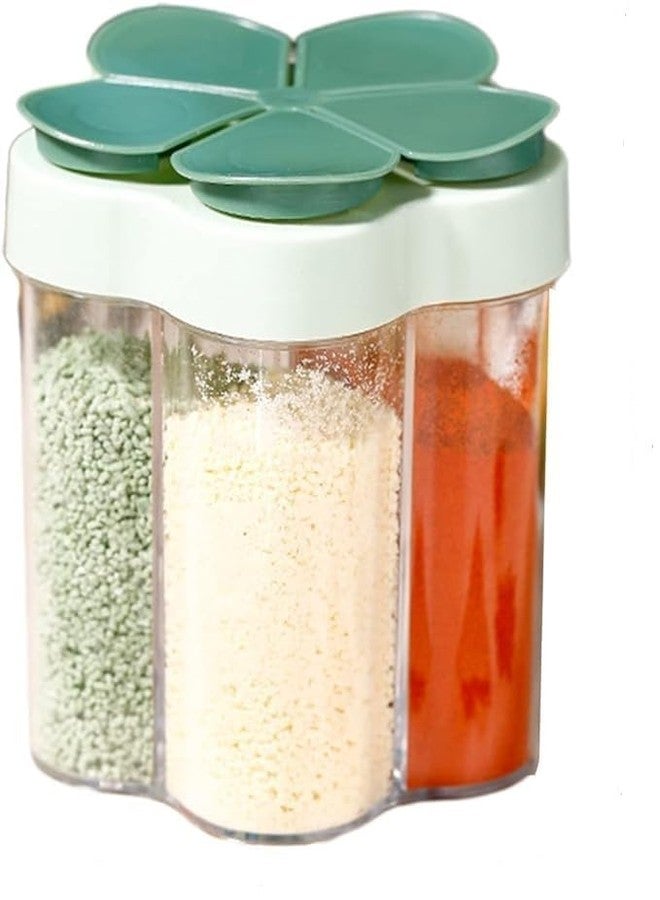 RIVIOX Camping Seasoning Shaker Bottle Spice Jar for Travel, Camper, Hiking, BBQ, Picnic Clear Spice Jars with Lid - Image 1