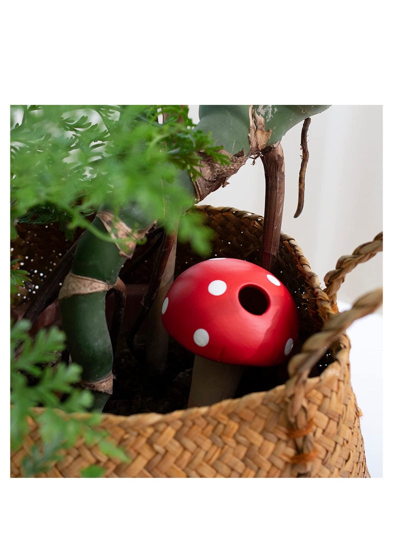 Indoor Plant Terra Cotta Watering Stakes Mushroom Water Spikes Automatic Self Water Stakes Self Watering Watering Spikes Automatic Plant Waterer for Indoor & Outdoor 110ML x 4 - Image 4