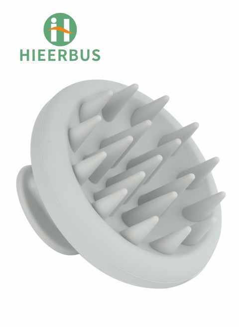 Scalp Massager Shampoo Brush,Hair Scrubber with Soft Silicone Bristles, Scalp Exfoliator Brush Dandruff Removal Shampoo Brush for Wet Dry Scalp Care