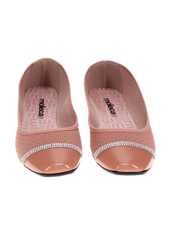Moleca Nude Moleca Ladies Ballerinas Nude | Made In Brazil for Women | Best Price UAE