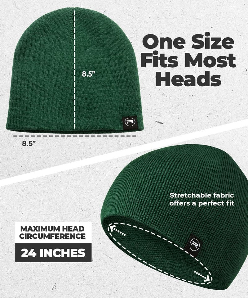 Revony Original Beanie Cap - Soft Knit Beanie Hat - Warm and Durable - Image 5