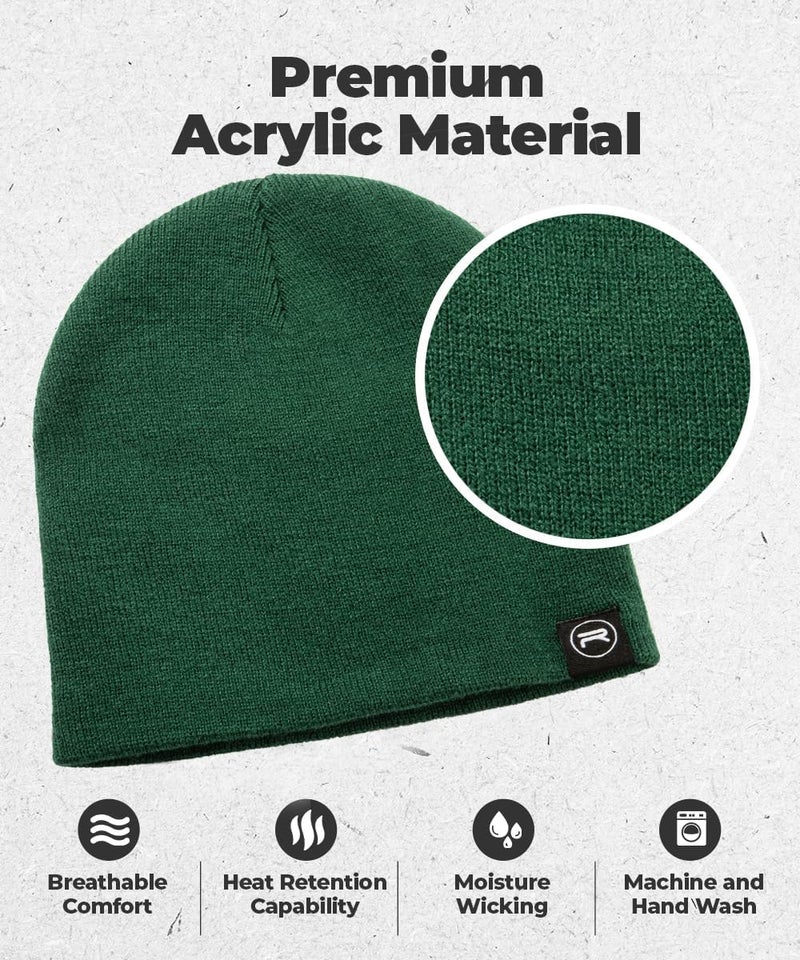 Revony Original Beanie Cap - Soft Knit Beanie Hat - Warm and Durable - Image 2