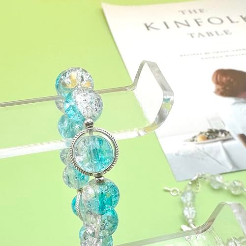Bigfety Acrylic Bracelet Holder Stand 2 Tier, Holds Lots of Bracelets, Easy to Access, Great Gift for Women - Image 3