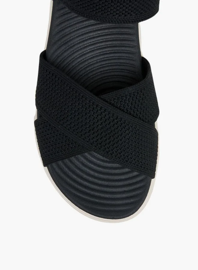 Le Confort  Flyknit Cross Strap Comfort Sandals with Hook and Loop Closure  | Best Price UAE