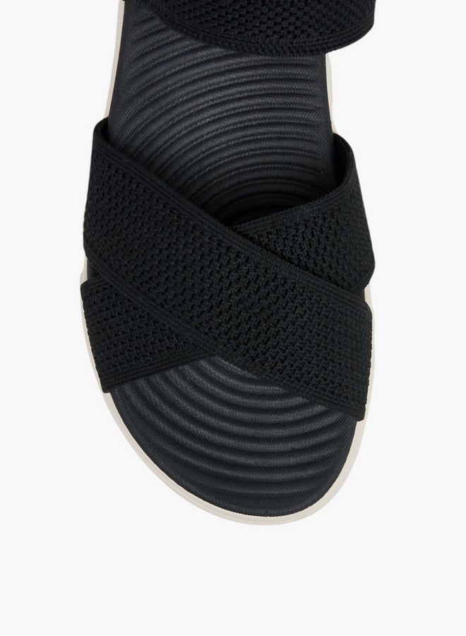 Le Confort Flyknit Cross Strap Comfort Sandals with Hook and Loop Closure - Image 3