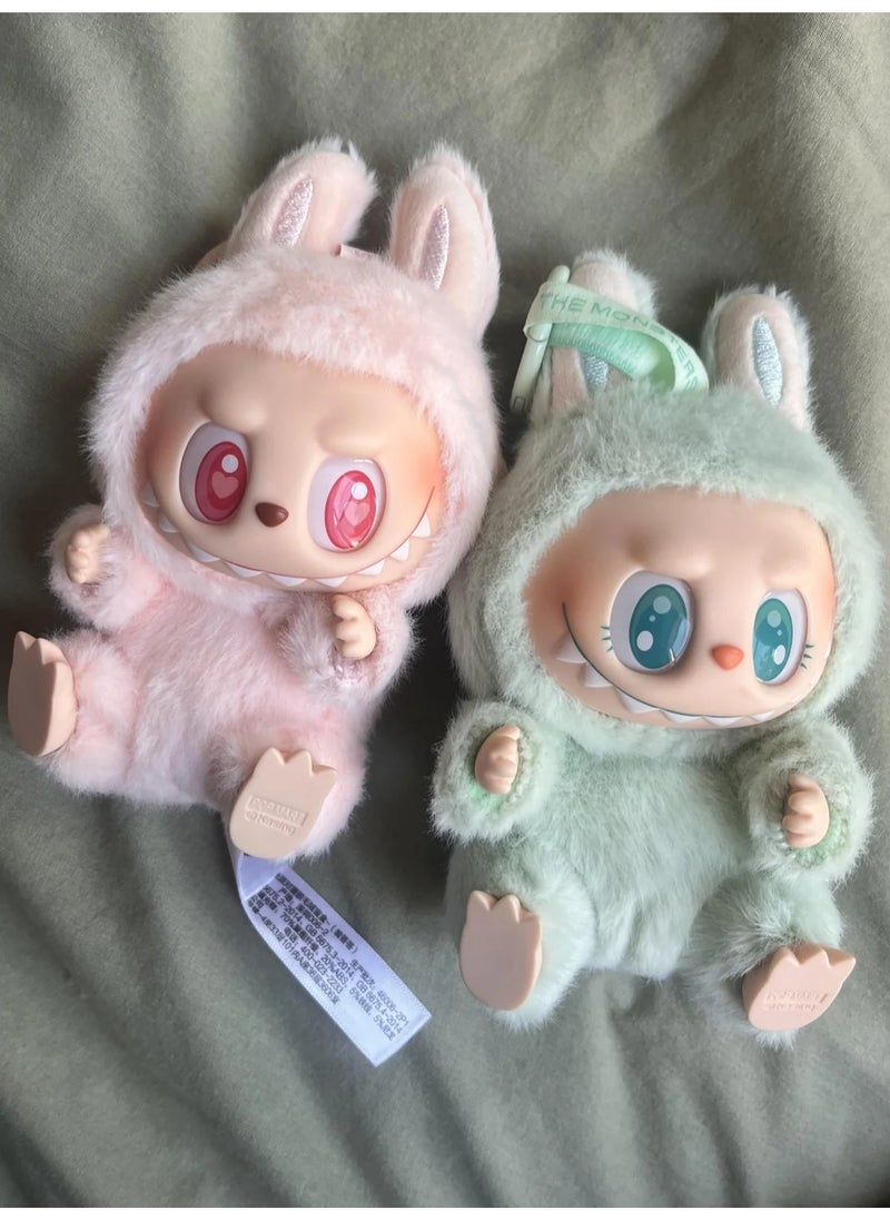 LABUBU Labubu Plush Toy, Labubu Second-Generation Sit-Down Party Series, Cute Keyring, 13cm (Not Original)  - Image 3