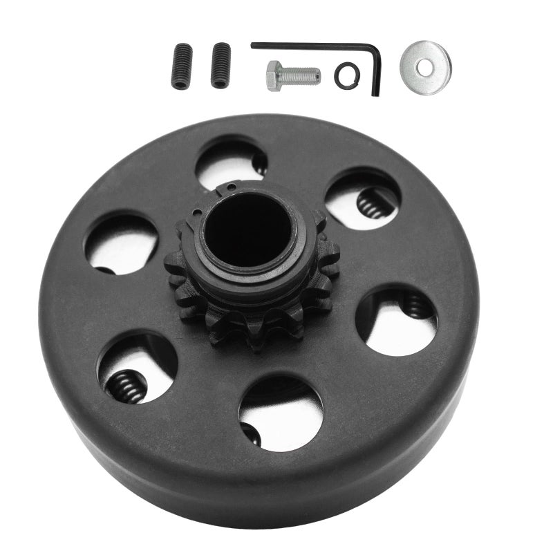 KRGUOD Centrifugal Clutch 3/4" Bore 12 Tooth for #35 Chain, Perfect for Predator 212, Honda GC GX Engines and Most 2-6.5HP Small Engines. Fit for MiniBike, Go Kart, Lawnmower, Included Bolt and Washer Kit. - Image 1
