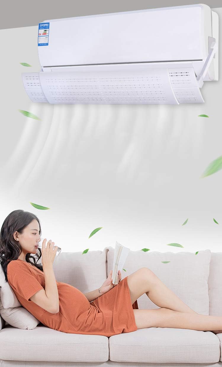 FAD Solutions Adjustable Air Conditioner Wind Deflector Baffle - Telescopic Anti Direct Blowing Retractable Shield Cold AC Cover (3 Plates) - Image 4