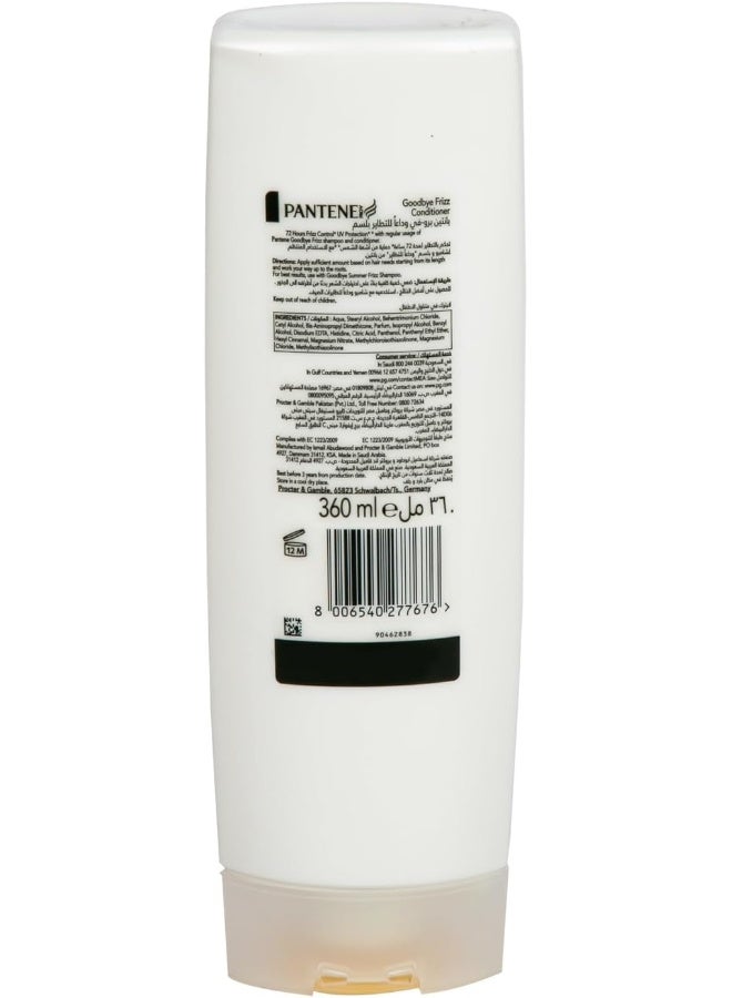 Pantene شامبو بانتين برو-في وداعًا لتجاعيد الصيف مع تحكم في التجاعيد لمدة 72 ساعة، 400 مل + بلسم 360 مل - Image 5