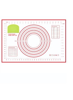 حصيرة خبز سيليكون غير لاصقة، 60 × 40 × 0.4 سم، مثالية لعجن الخبازين، (قطعة واحدة مع أداة تقطيع العجين وكشط الكريمة) - pzsku/ZA8383B872BA35E577E89Z/45/_/1715612494/8379a341-5707-43aa-926a-abf796f28a48