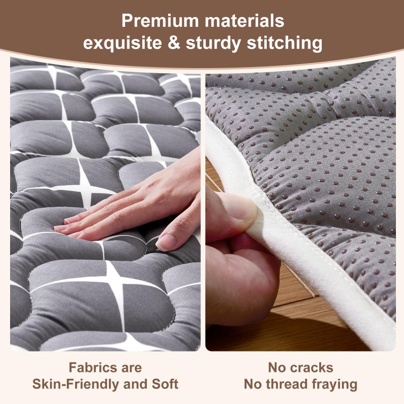 Vibe bear Baby Play Mat - 71" X 59",Premium Thicker Foam One-Piece Machine Washable, Extra Large Anti-Slip Soft Cushioning Foam Playmats for Babies and Toddlers, Foldable Baby Crawling Mat for Playpen - Image 5