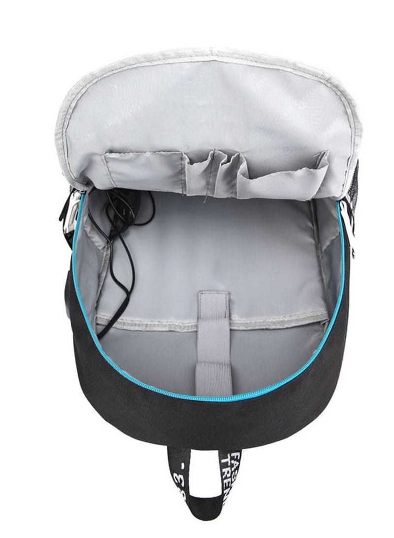 general Chad Wild Clay Printed Backpack with USB Charging Port - Image 3