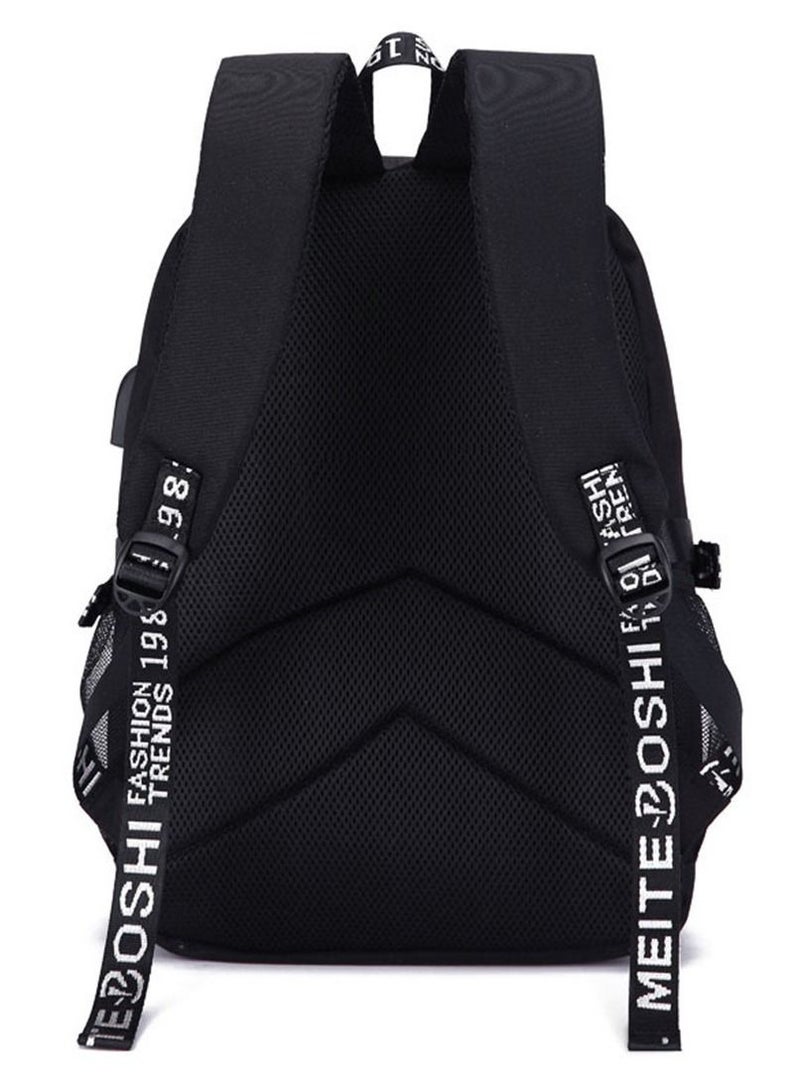 general Chad Wild Clay Printed Backpack with USB Charging Port - Image 2
