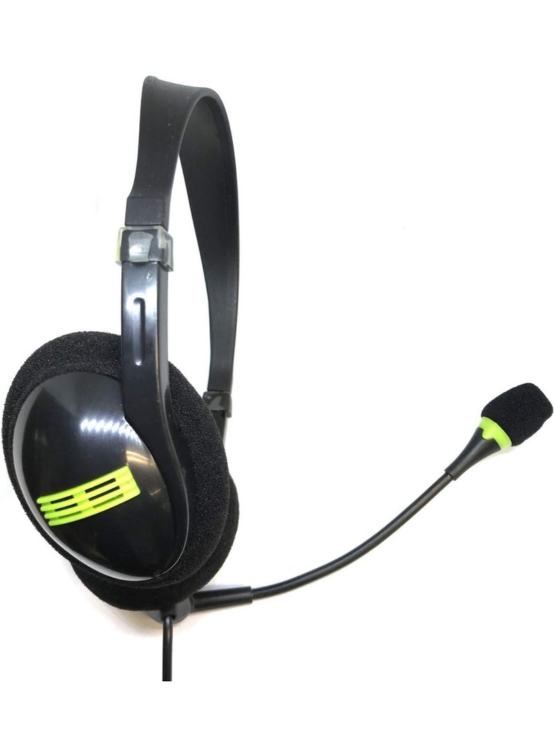 سماعة رأس للألعاب USB تُثبّت على الرأس لأجهزة الكمبيوتر المحمولة والشخصية، مزودة بميكروفون وسماعات رأس ستيريو سلكية - Image 5