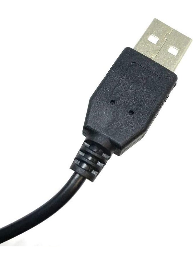 سماعة رأس للألعاب USB تُثبّت على الرأس لأجهزة الكمبيوتر المحمولة والشخصية، مزودة بميكروفون وسماعات رأس ستيريو سلكية - Image 2