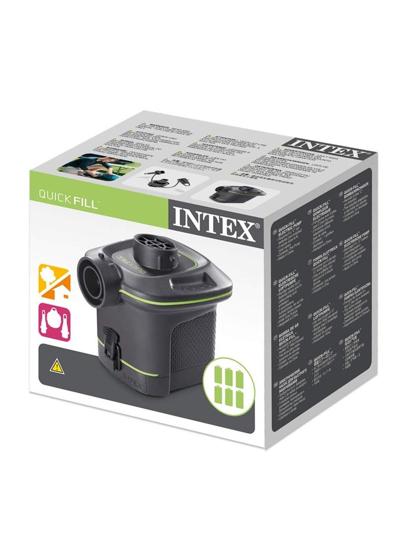 INTEX - Quick Fill Battery Pump for Inflatable Mattress Pool - Image 1