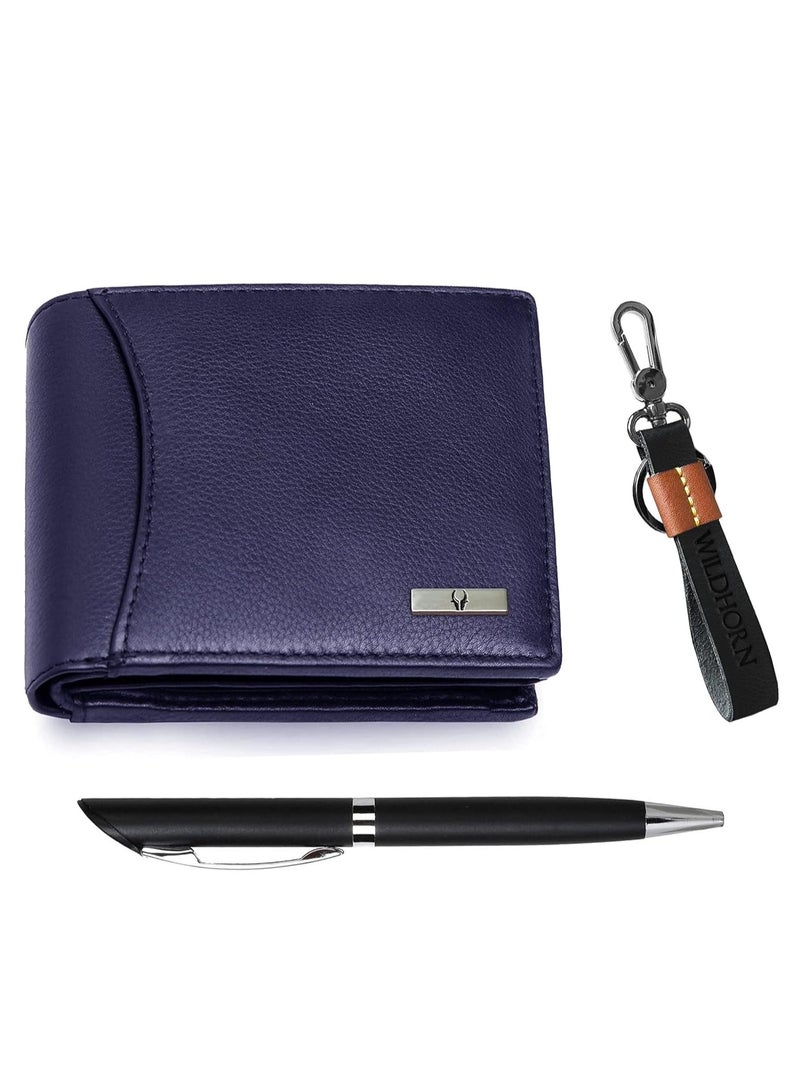 WildHorn Blue Men's Wallet (GIFTBOX 152) - Image 2