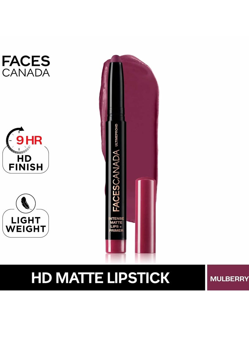FACES CANADA Ultime Pro HD Intense Matte Lipstick Mulberry Magic 1.4g