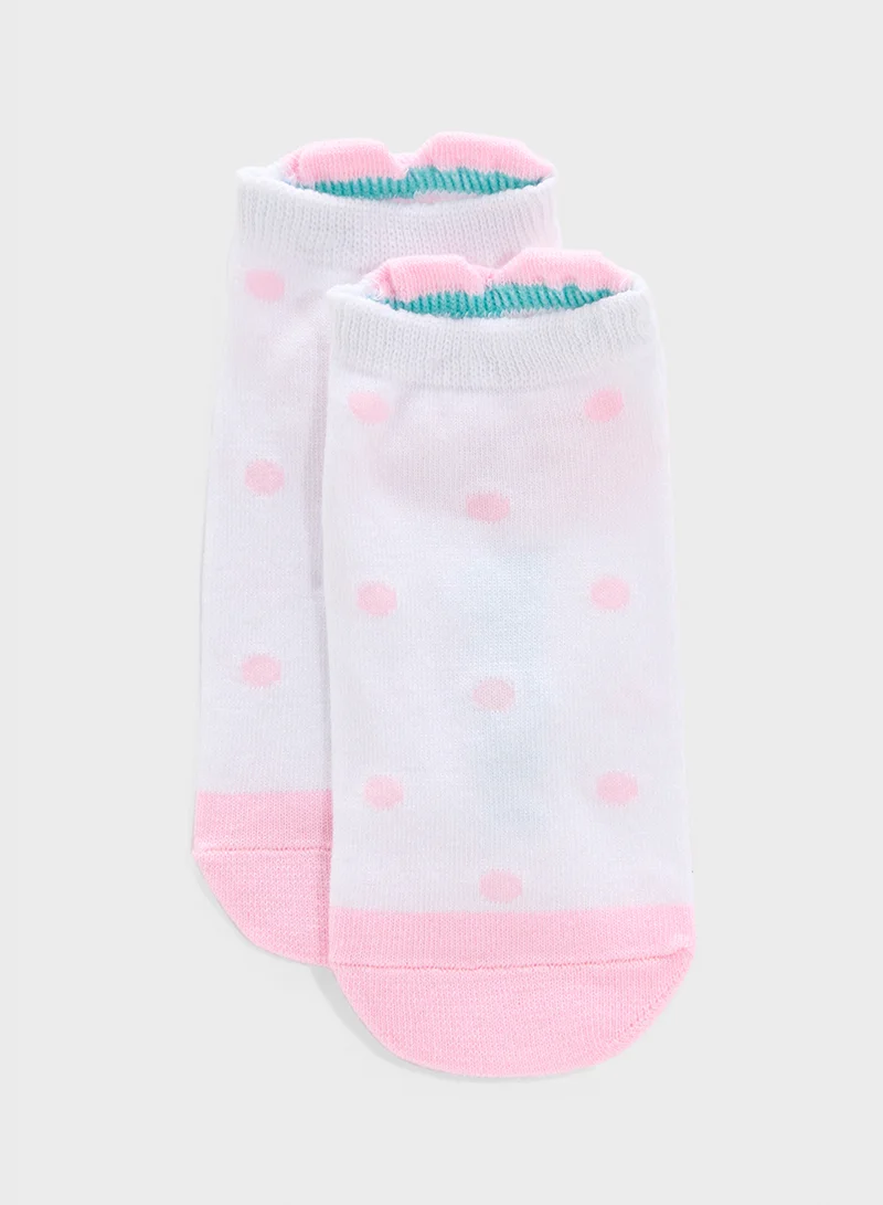 سكيتشرز Kids 6 Pack Non Terry Socks