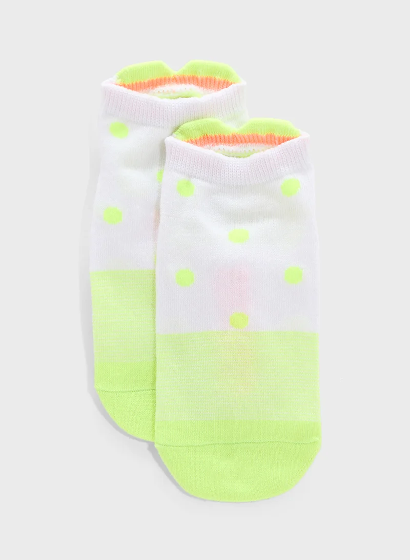 سكيتشرز Kids 6 Pack Non Terry Socks