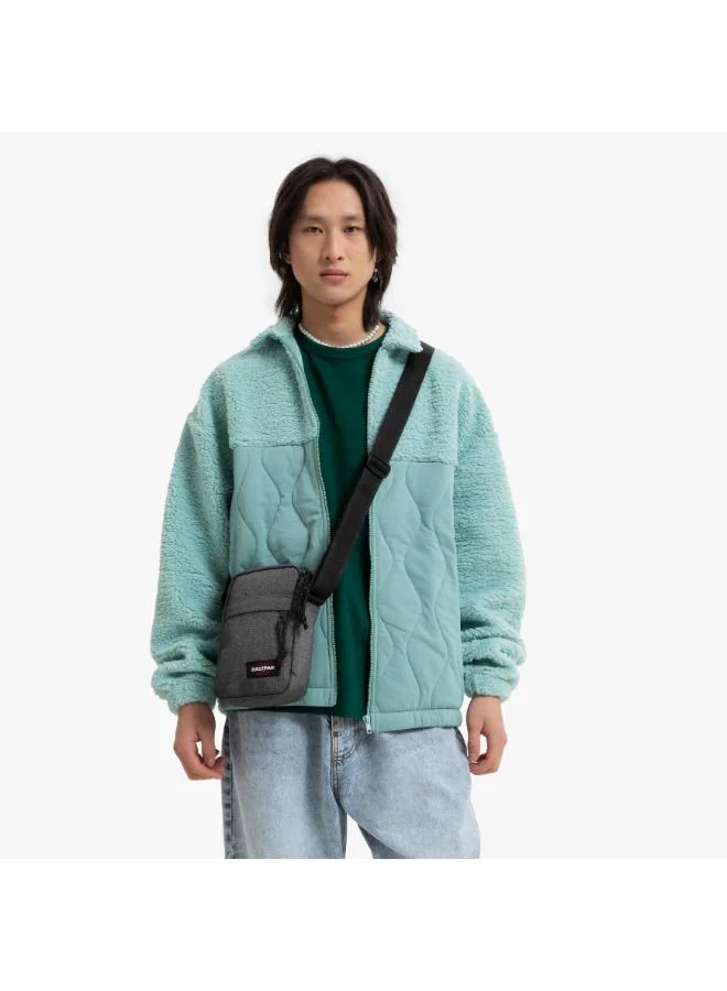 EASTPAK The One Black Denim Crossbody Bag