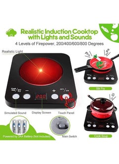 YelaJoy 49pcs Kitchen Toys Kids Kitchen Pretend Play Toys Set, Kids Play Cooking Set with Pots and Pans, Bbq Grill, Cutting Play Food and Vegetables, Play Kitchen Accessories for Girls Boys Toddlers  - Image 4