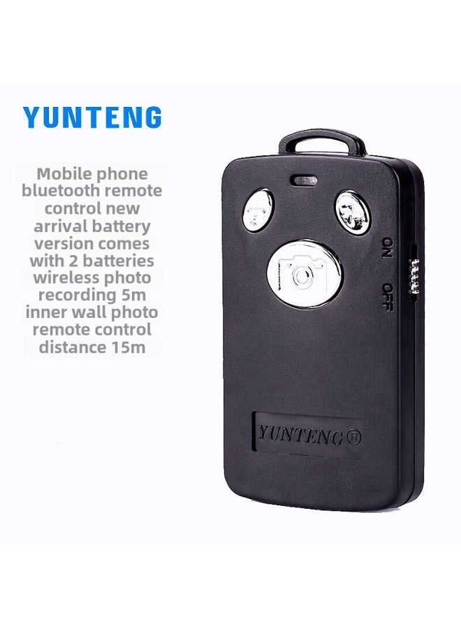 Yunteng Mobile Phone Bluetooth Camera Remote Control For Huawei P40 Apple IPhone12 Glory Selfie Stick Button-Color:Yunteng Bluetooth Remote Control [button Battery]] - Image 1