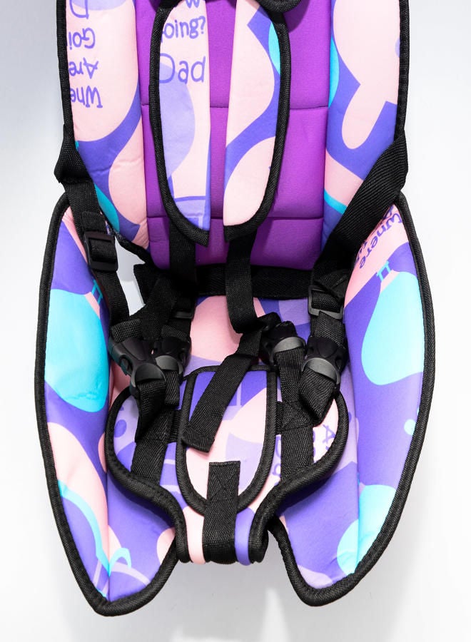 Baby Car Seat - Bear Purple&White - Image 3