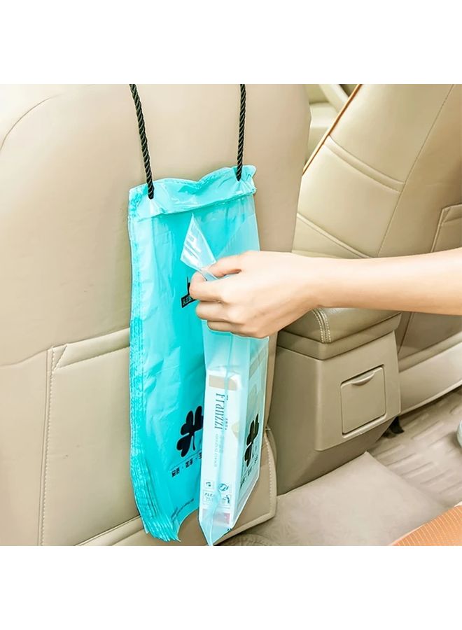 50 Pack Black PE Car Garbage Bags Universal Fit Disposable Seat Back Storage - Image 2