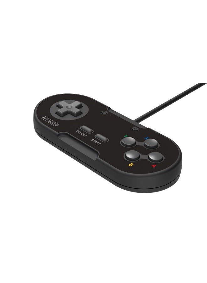 Retro Bit Legacy16 USB Wired Controller For Steam, PC, Mac, Raspberry Pi, and Switch- Onyx Black (Nintendo Switch//) - Image 2