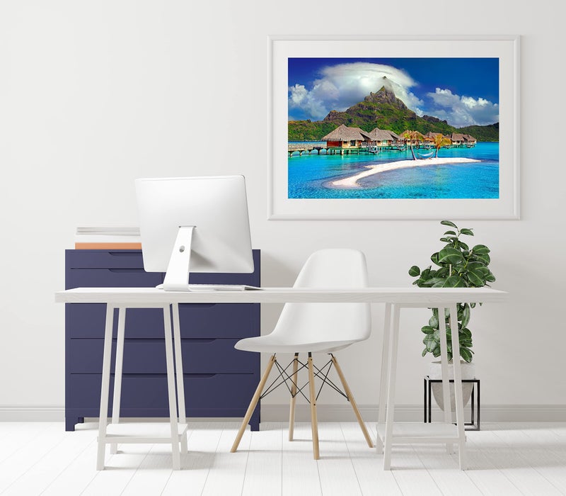 Print Panda Fabulous Landscape Wall Poster for Home Decor, Living Room, Bed Room, Kids Room, Play Room, Restaurant, Hotel (Self Adhesive Vinyl, Water Proof) (R027) (4 ft x 3 ft) - Image 3