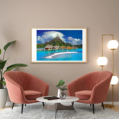 Print Panda Fabulous Landscape Wall Poster for Home Decor, Living Room, Bed Room, Kids Room, Play Room, Restaurant, Hotel (Self Adhesive Vinyl, Water Proof) (R027) (4 ft x 3 ft) - Image 2