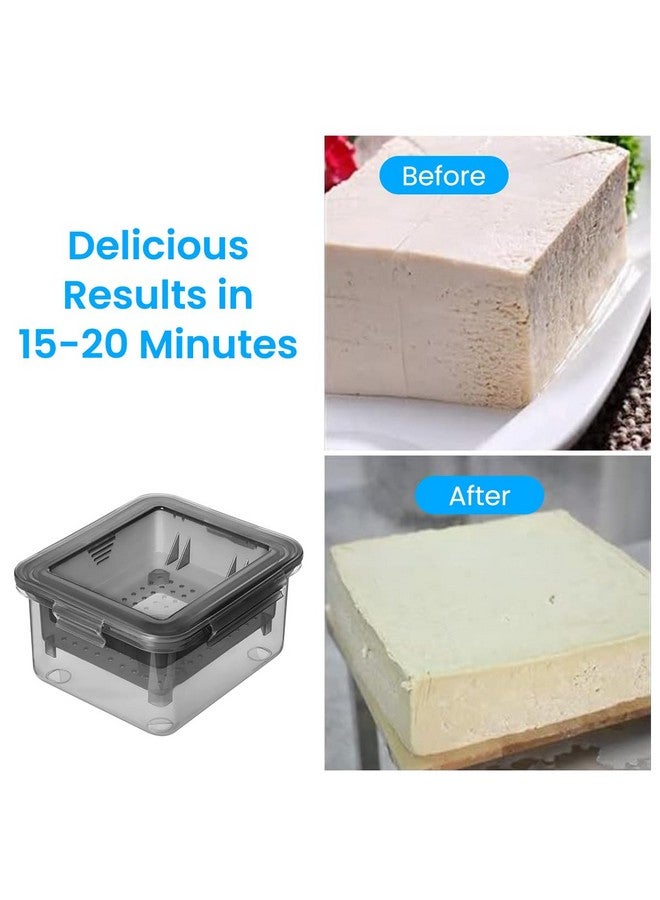 HASTHIP® Tofu Press Food Grade Tofu Press Tofu Making Tools Homemade Tofu Tools Quick Excessive Water Removal Easy Tofu Drainer Press, Dish Washer Safe, 16x14x8.5cm - Image 4
