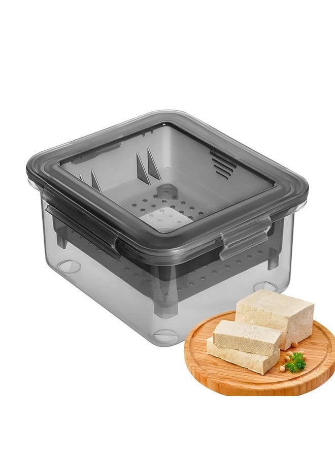 HASTHIP® Tofu Press Food Grade Tofu Press Tofu Making Tools Homemade Tofu Tools Quick Excessive Water Removal Easy Tofu Drainer Press, Dish Washer Safe, 16x14x8.5cm - Image 1