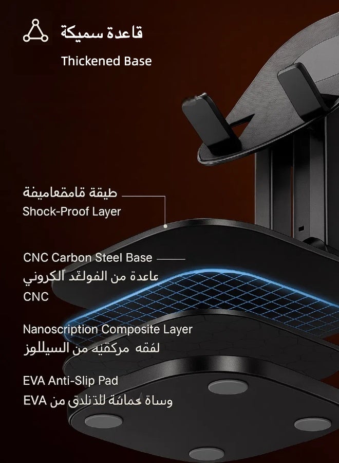 360° Foldable Desktop Phone Stand black& white option - Image 4