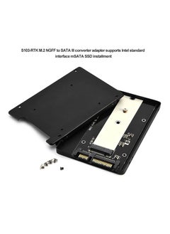 نيبمينينت محول محرك أقراص S103 RTK M.2 من NGFF إلى SATA III أسود  - Image 3
