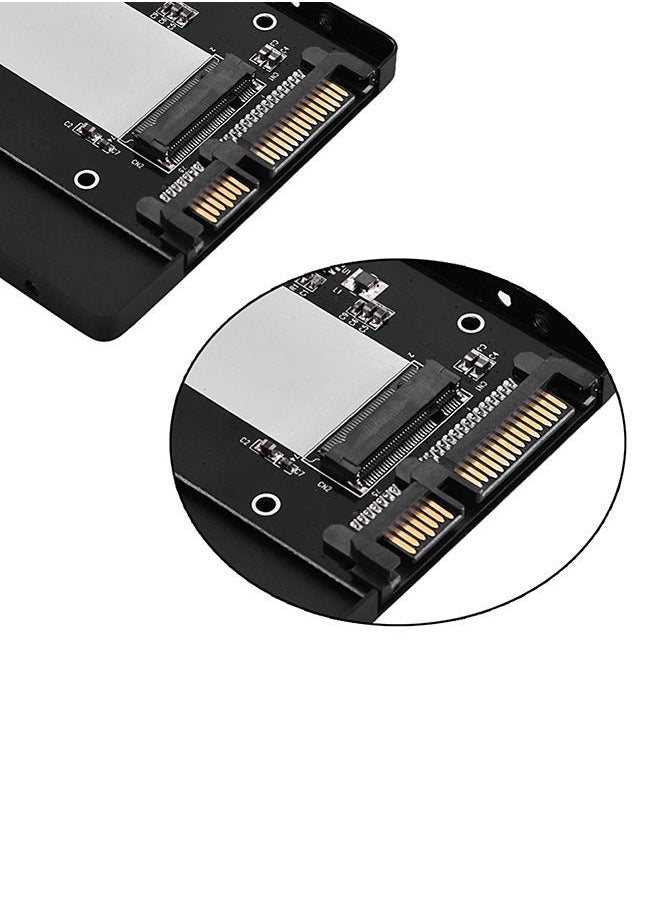 NIBEMINENT NGFF To SATA III Converter Adapter S103 RTK M.2 Black  - Image 4