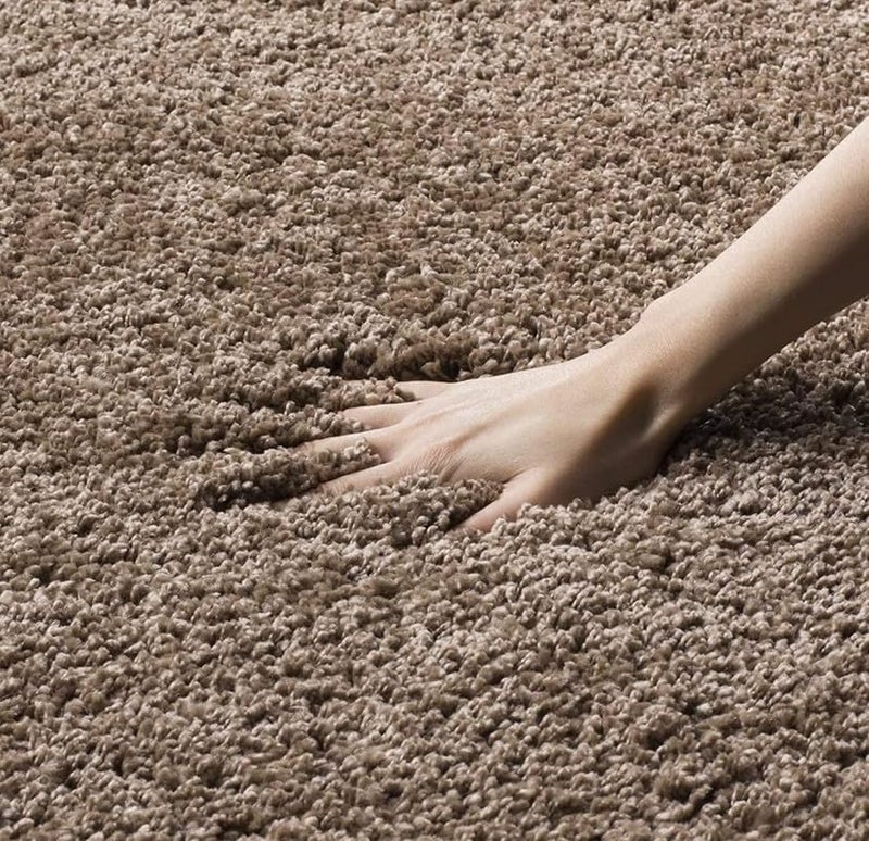 ENIGMATIC Soft Washable Anti Skid Shaggy Carpet – Fluffy Carpet for Living Room & Bedroom, Premium High Pile Rug (3x6 feet, Mouse) - Image 2