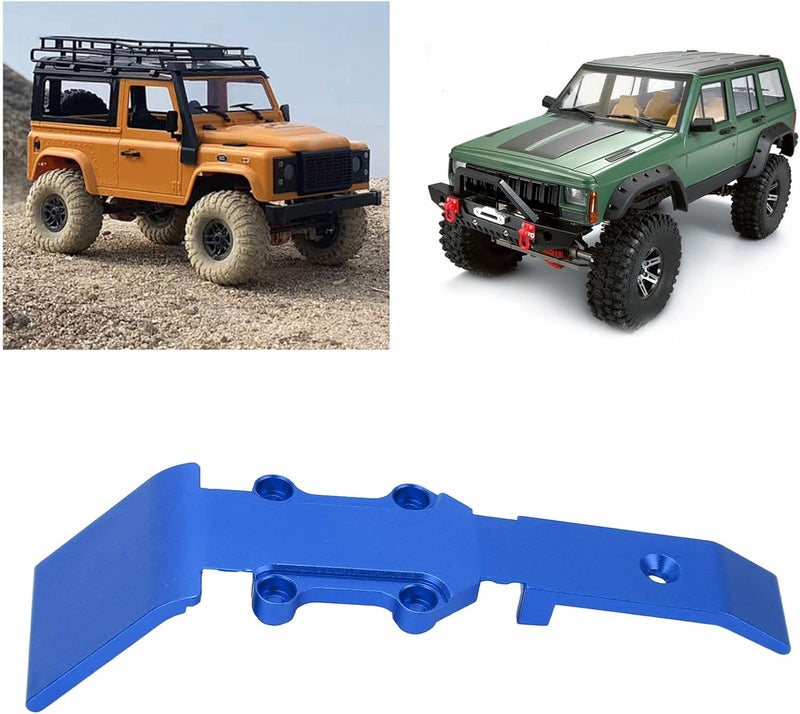 RC Car Skid Plate,Portable Lightweight Aluminum Alloy Front Skid Plate Replacement Parts for 1/16 RC Car (Blue) - Image 5