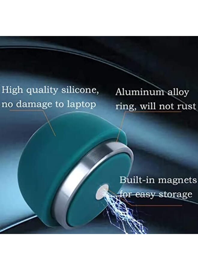 KASTWAVE Laptop Cooling Pad Laptop Cooling Stand Portable Magnetic Small Invisible Cooler Stand Ergonomic Laptop Cooling Pad Small Invisible Cooler Ball Portable Magnetic Laptop Cooler Stand  - Image 4
