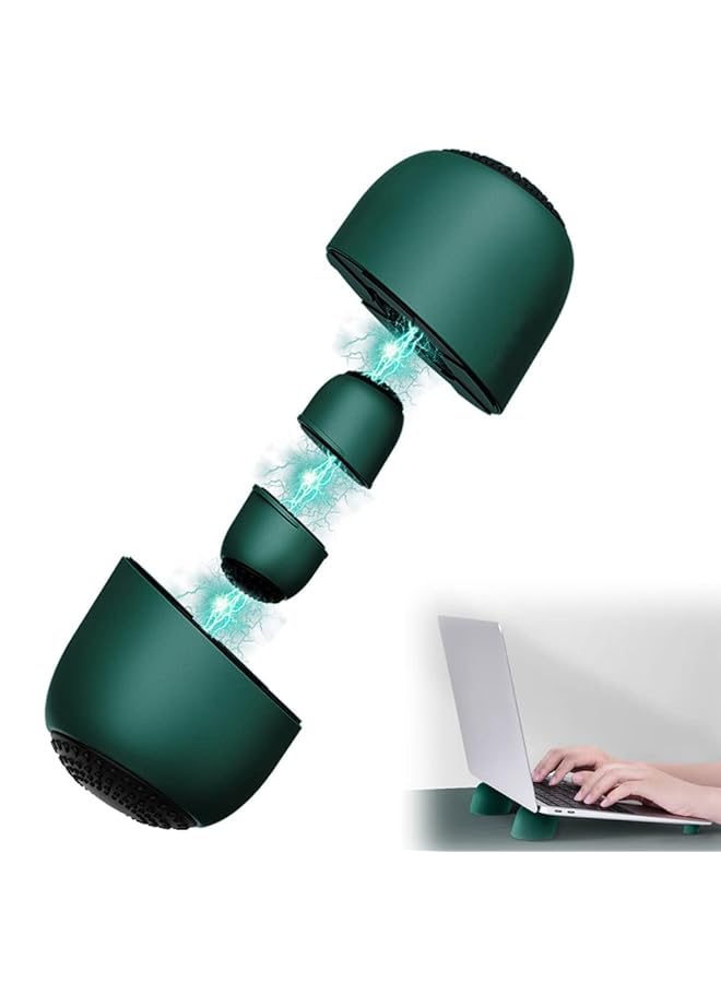 KASTWAVE Laptop Cooling Pad Laptop Cooling Stand Portable Magnetic Small Invisible Cooler Stand Ergonomic Laptop Cooling Pad Small Invisible Cooler Ball Portable Magnetic Laptop Cooler Stand  - Image 1