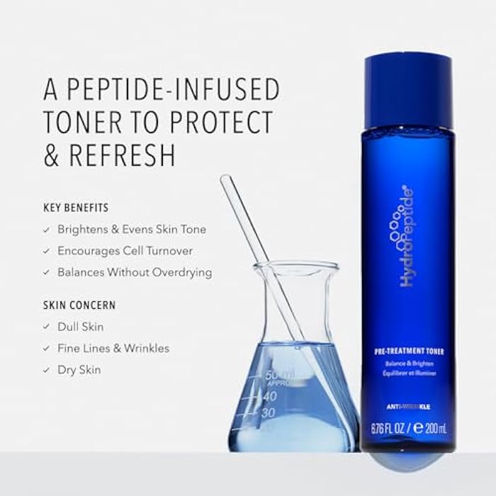 HydroPeptide Pre-Treatment Toner, Balance and Youthful, Refreshed Appearance, 6.76 Ounce - Image 2