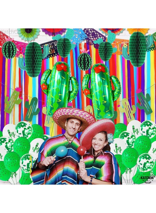 KatchOn, Cactus Party Decorations Set - 30 Pcs, Cactus Balloons, Catcus Honeycomb, Cactus Banner | Cactus Birthday Decorations, Fiesta Party Decorations | Desert Party Decorations, Cactus Decorations - Image 5