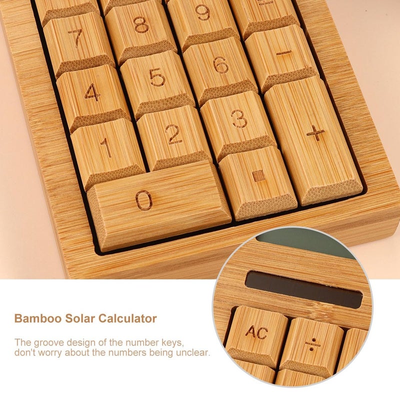 Portable Solar Calculator 18 Keys Right Angle Design For Students And Office - Image 4